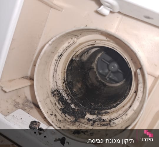 חלק פנימי של מכשיר עם לכלוך